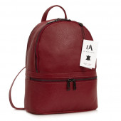 Rucsac dama din piele naturala DiAmanti Francesca Rosso Scuro